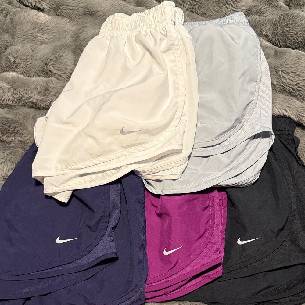 Nike Women’s Shorts - White, Gray, Purple, Black